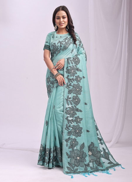 Kashira By Astita Linen Cotton Party Wear Saree Wholesale Market In Surat
